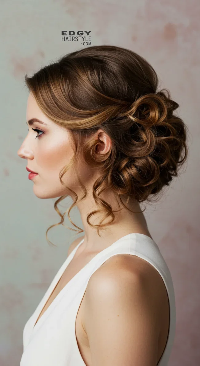 7. Loose Curls Updo | Top 15 Modern Updo Hairstyles: Styling Tips And Trend Insights