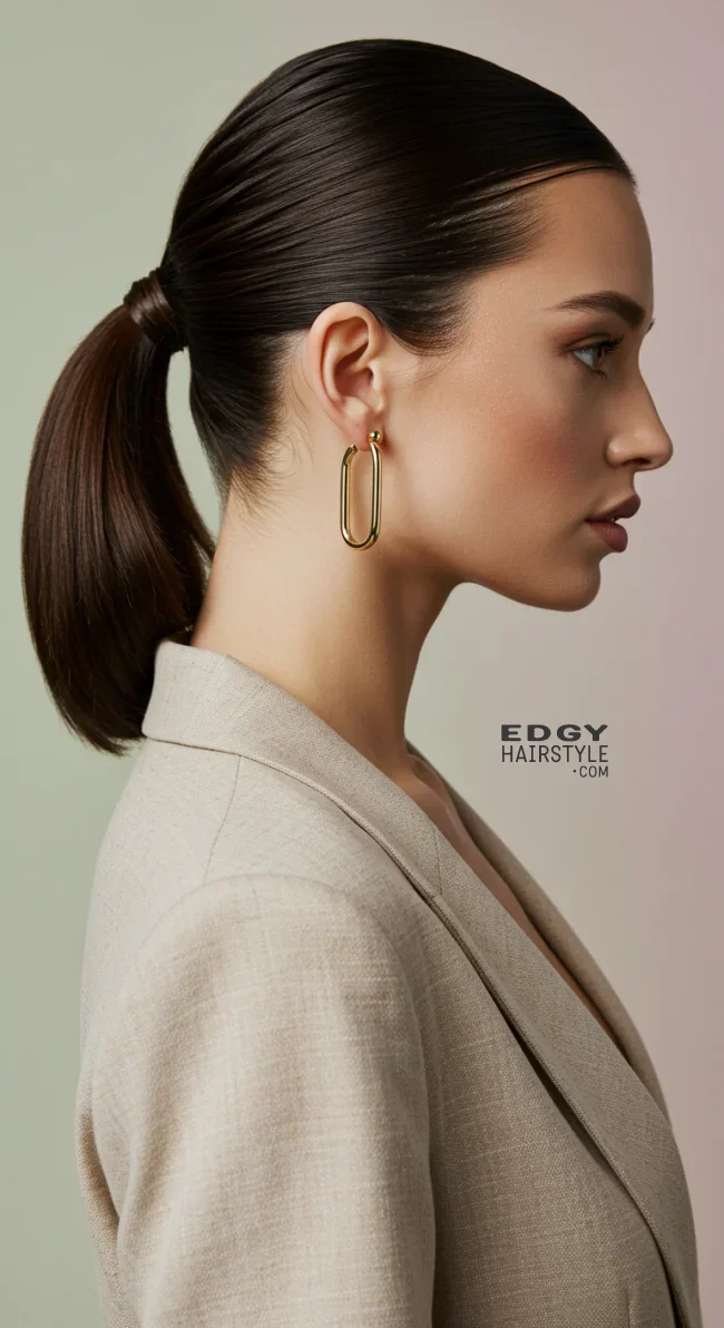 13. Sleek Low Ponytail | Top 15 Modern Updo Hairstyles: Styling Tips And Trend Insights