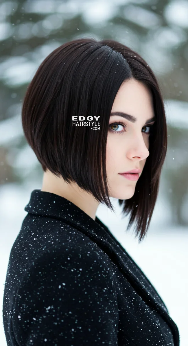 11. Asymmetrical Bob | 15 Winter Haircut Trends To Jump On Right Now