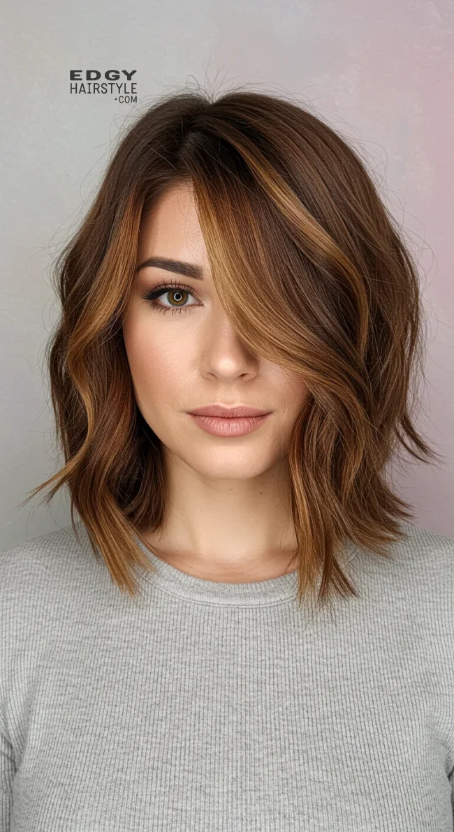 8. Chestnut and Caramel Blend | Unveiling The Allure Of Caramel Hairstyles - Sweeter Than Ever