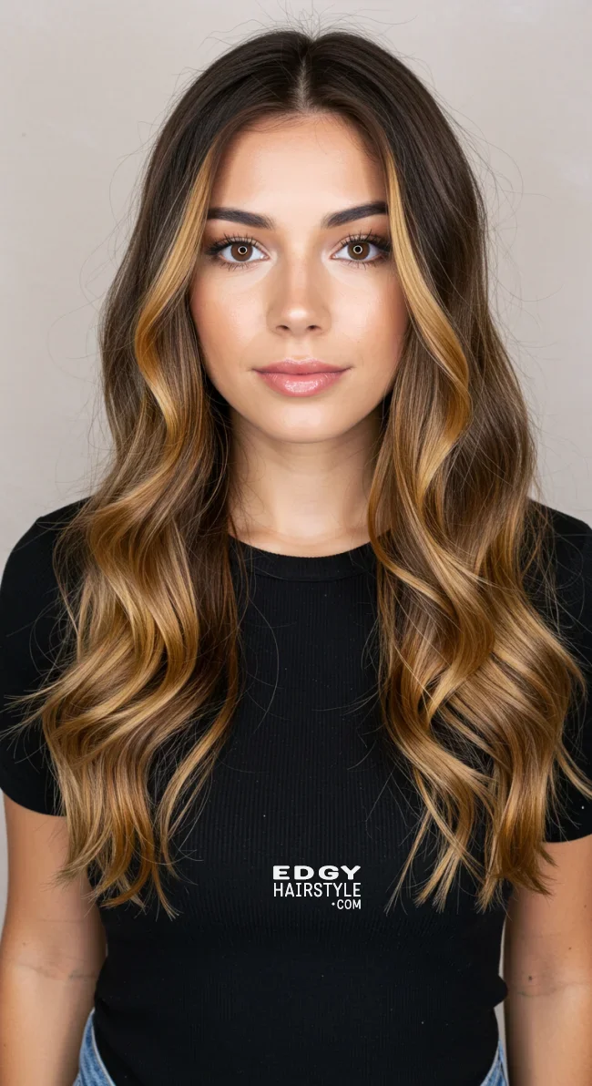 11. Caramel and Toffee Balayage | Unveiling The Allure Of Caramel Hairstyles - Sweeter Than Ever