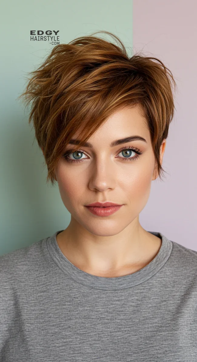10. Warm Caramel Pixie Cut | Unveiling The Allure Of Caramel Hairstyles - Sweeter Than Ever