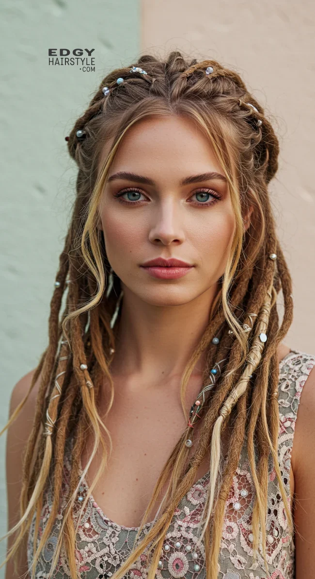 7. Bohemian Dreadlocks | 10 Stylish Types Of Dreadlocks You Wish To Try