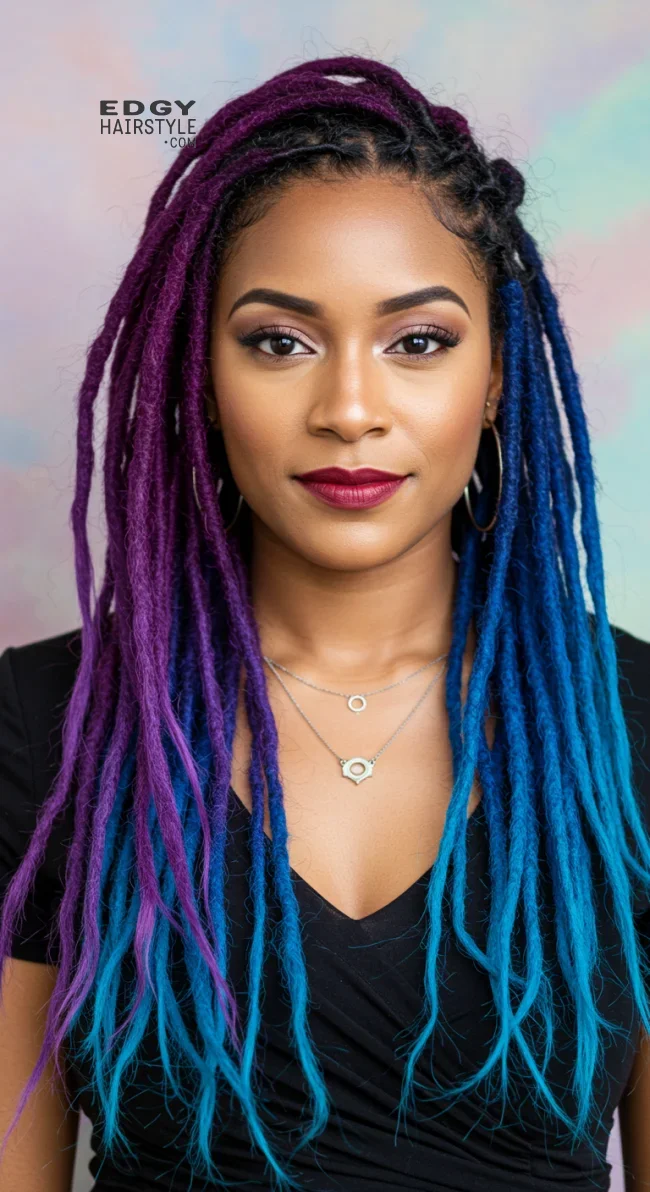 6. Colored Dreadlocks | 10 Stylish Types Of Dreadlocks You Wish To Try