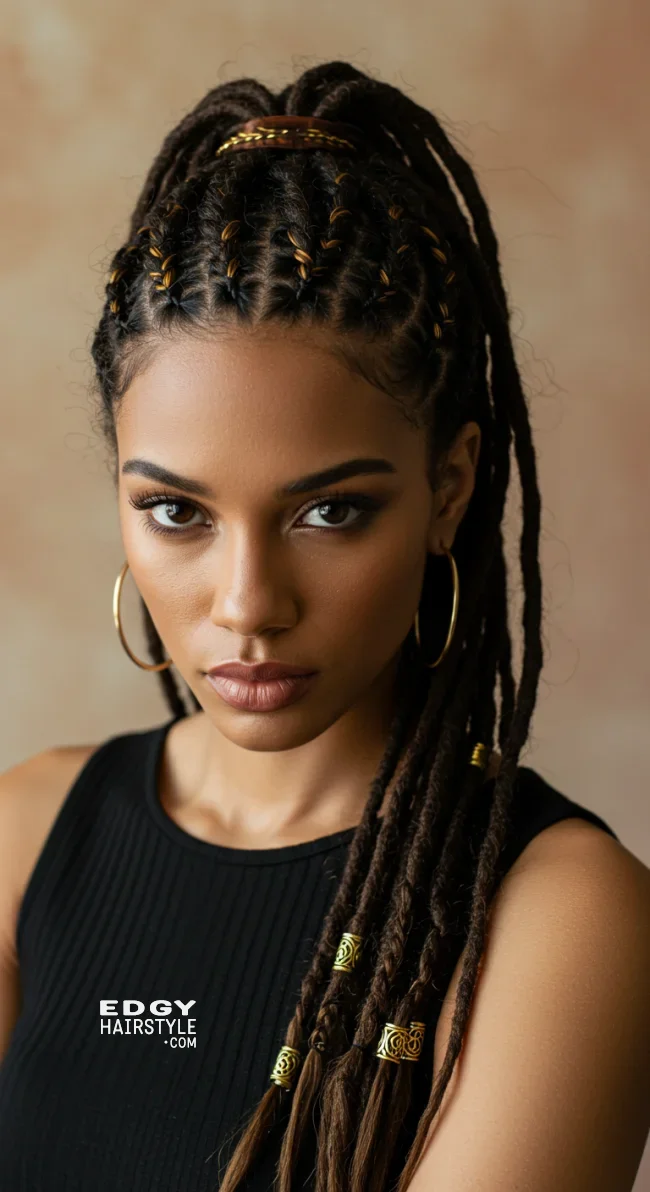 10. Braided Dreadlocks | 10 Stylish Types Of Dreadlocks You Wish To Try