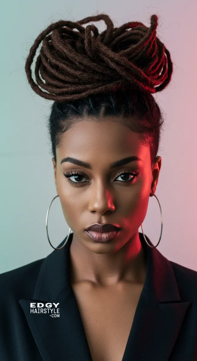 4. High-Top Dreadlocks | 10 Stylish Types Of Dreadlocks You Wish To Try