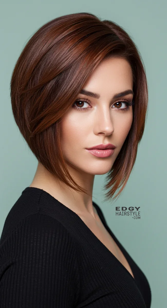 5. Side-Swept Laidback Bob | Laidback Bob: Short Square Hairstyle