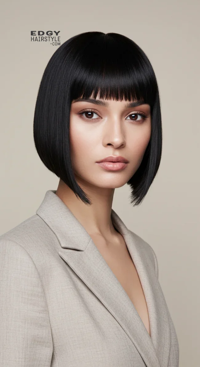 3. Blunt Cut Laidback Bob | Laidback Bob: Short Square Hairstyle
