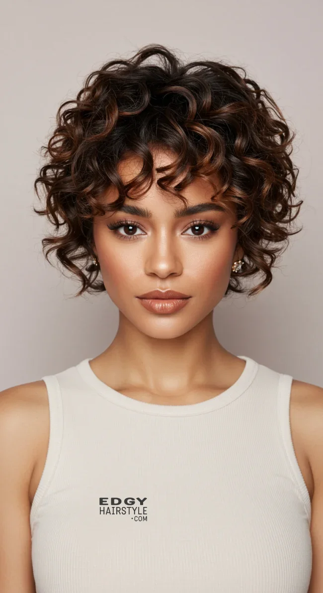 5. Soft, Curly Long Pixie Cut | 7 Best Long Pixie Cuts: A Modern Take On The Classic Style