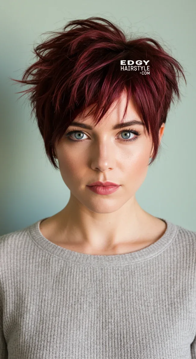 2. Choppy Long Pixie with Bangs | 7 Best Long Pixie Cuts: A Modern Take On The Classic Style
