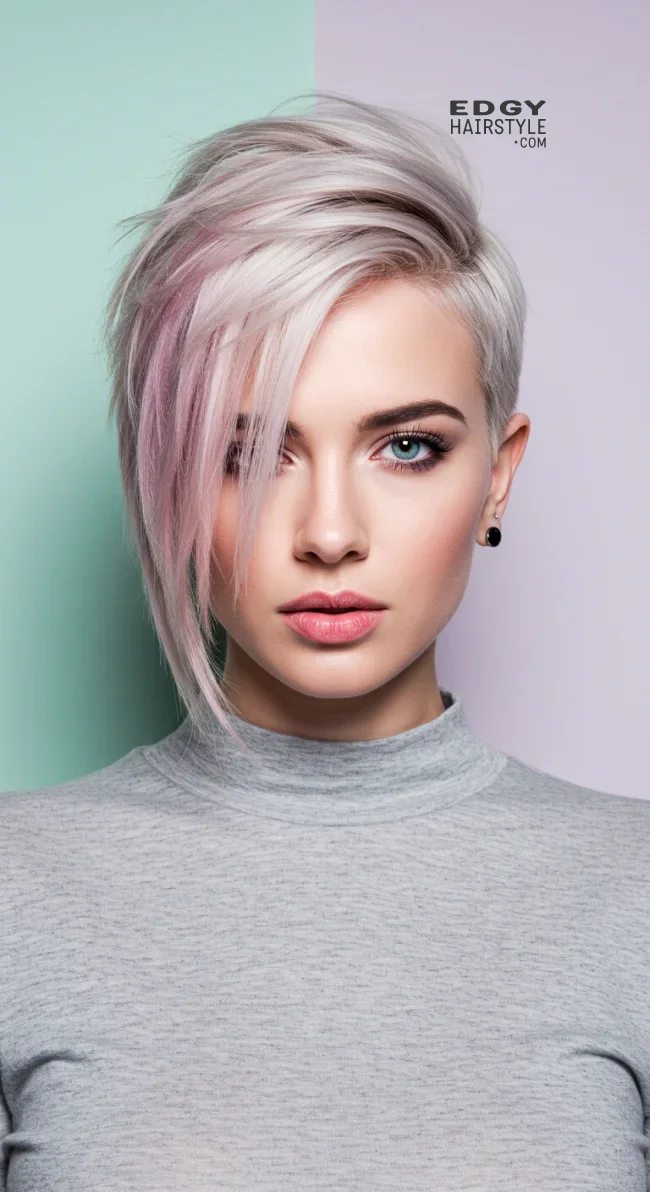 4. Asymmetrical Long Pixie Cut | 7 Best Long Pixie Cuts: A Modern Take On The Classic Style