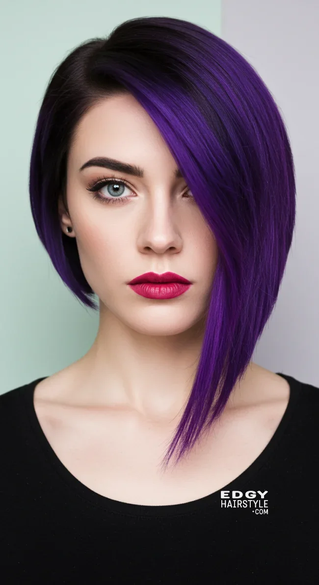 13. Asymmetrical Ombre | Transform Your Look With Stunning Ombre Hairstyles