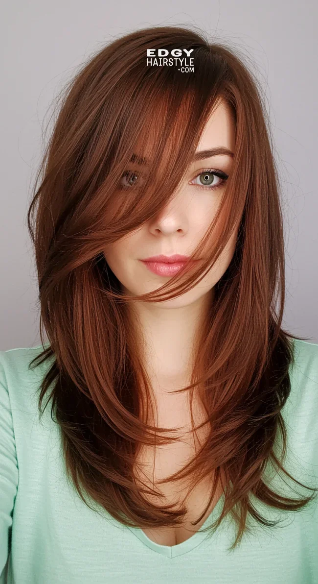 6. Side-Swept Bangs | Electrified Hair: 15 Helpful Hairstyles To Calm Down Your Frizzy Hair