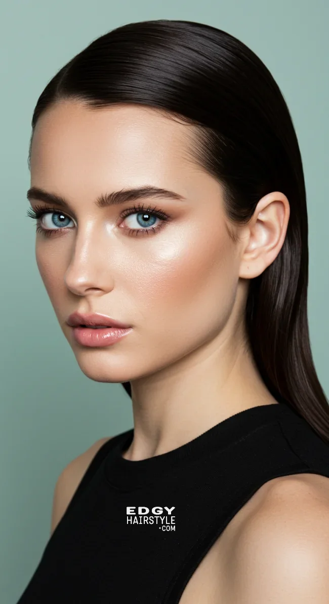 10. Slicked Back | Electrified Hair: 15 Helpful Hairstyles To Calm Down Your Frizzy Hair
