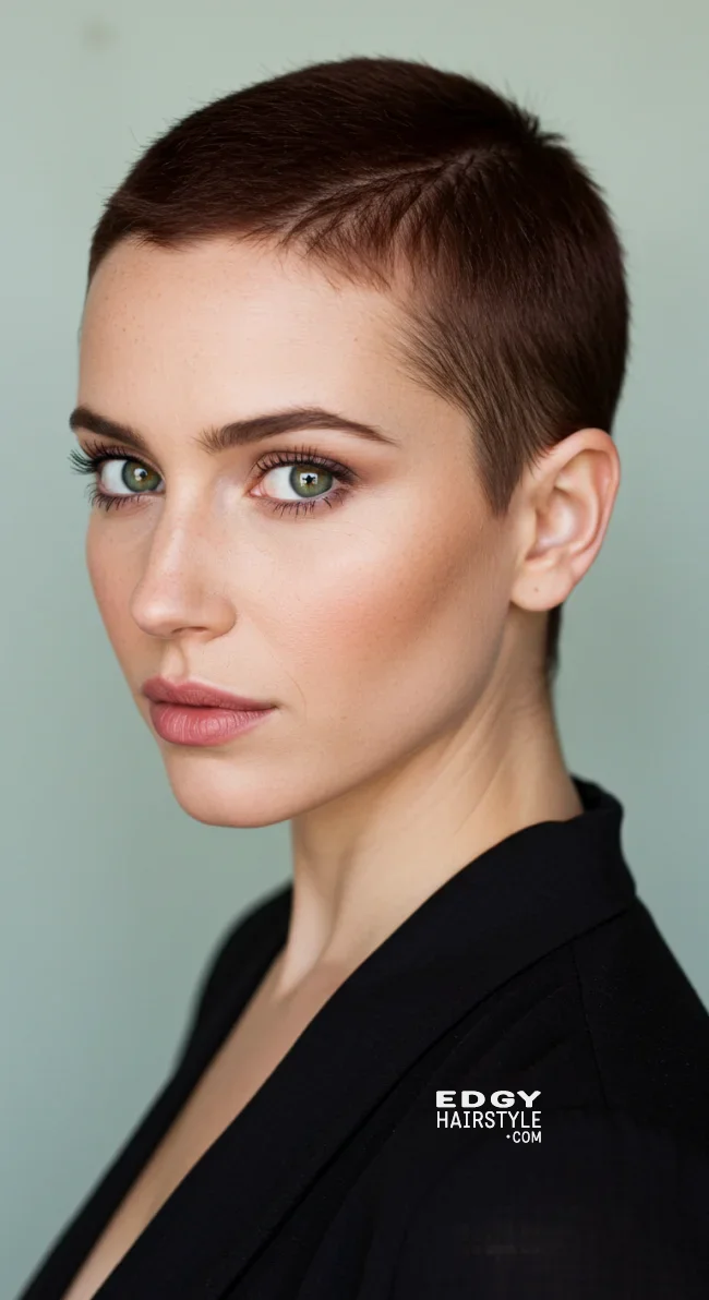 8. Buzz Cut | 15 Short Hairstyles That Define Sexy Sophistication In The Last Year