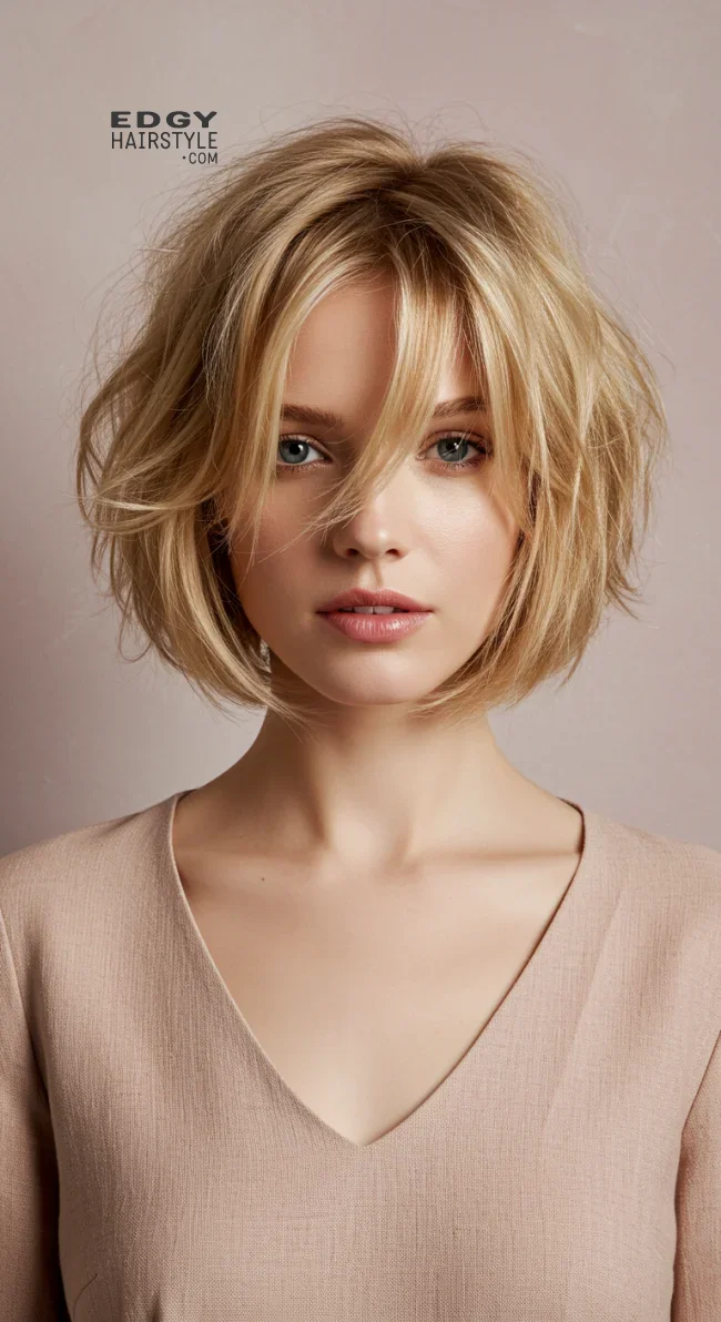 13. Feathered Bob | 15 Short Hairstyles That Define Sexy Sophistication In The Last Year