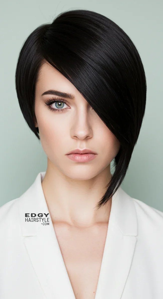 3. Asymmetrical Razored Bob | 10 Fabulous Razored Bob Ideas To Give Your Hair A Modern Upgrade