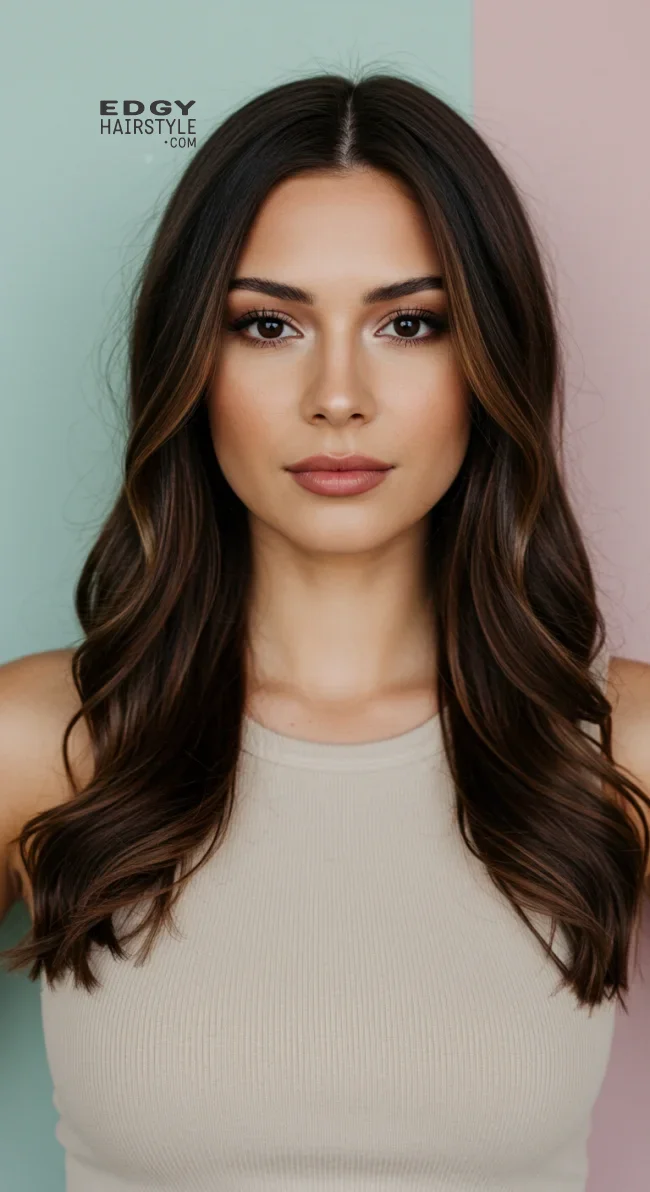 13. Espresso Highlights | Trendy Hairstyles With Highlights To Illuminate Your Look
