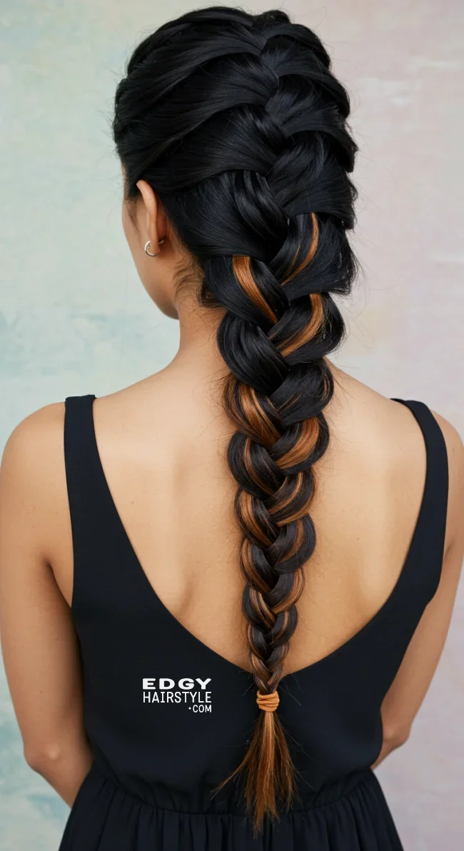 8. Fishtail Braid with Rubber Bands | 10 Quick And Cute Rubber Band Hairstyles For Every Occasion