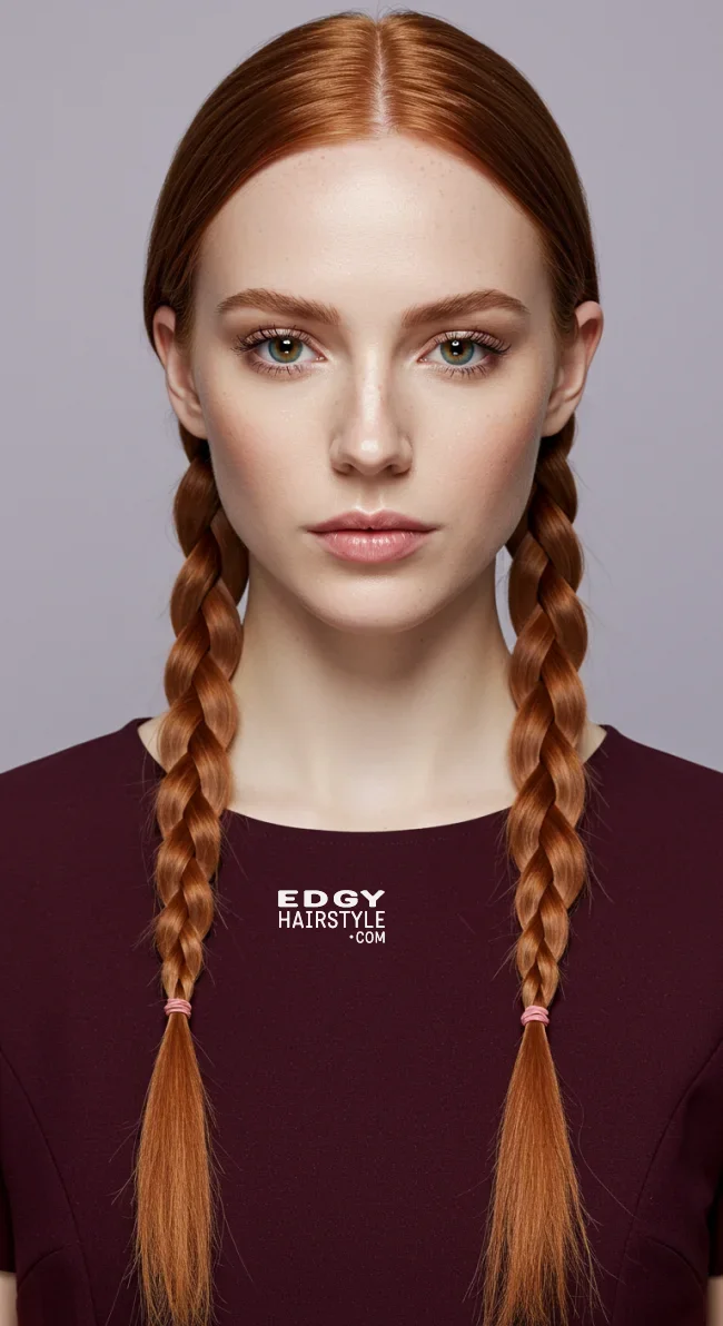 5. Double Dutch Braids | 10 Quick And Cute Rubber Band Hairstyles For Every Occasion