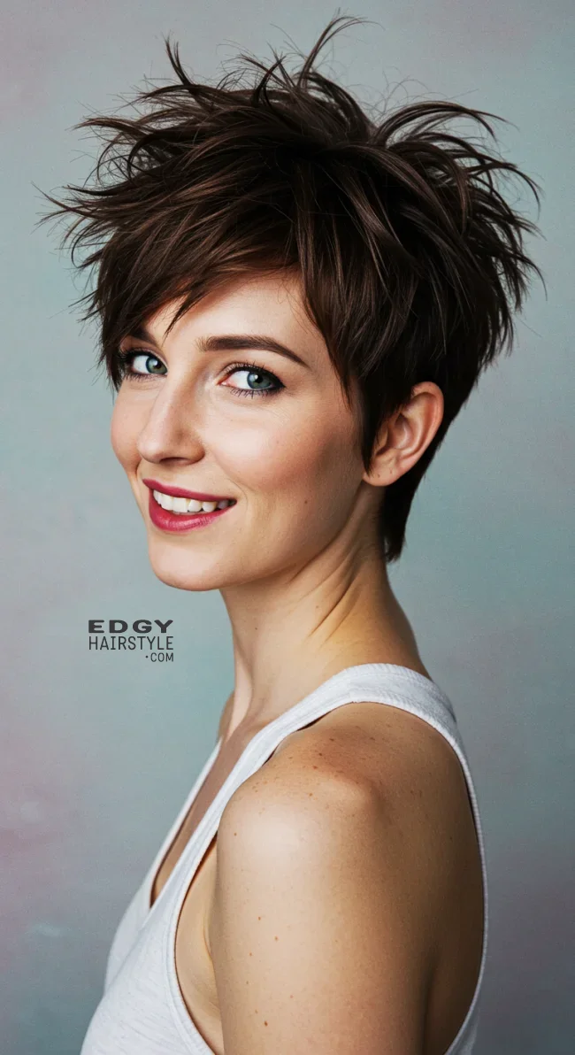 5. Choppy Pixie Cut | Pixie Hairstyles For Trendsetting Elegance