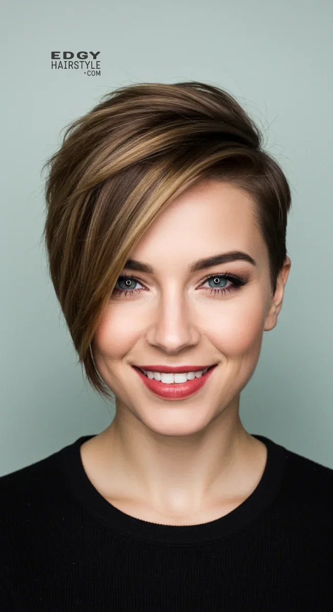 3. Side-Swept Pixie | Pixie Hairstyles For Trendsetting Elegance