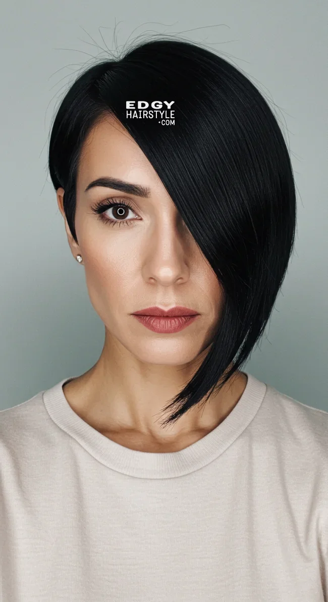 5. Asymmetrical Bob | Trending Short Hairstyles For Women Over 50 (2025)