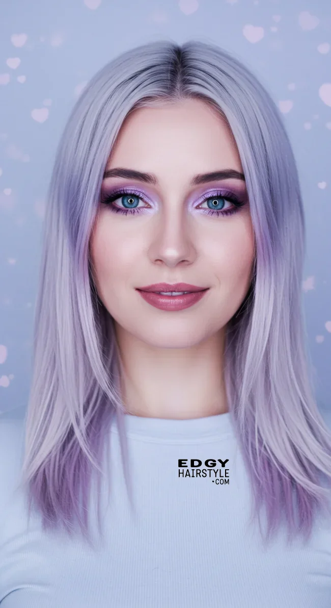 18. Colored Highlights in Soft Pastels | Hairstyle Trends: A Comprehensive Guide For The Latest Hair Fashion