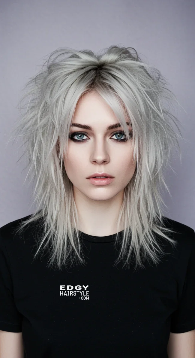 6. Choppy Wolf Cut | Most Beautiful Wolf Cut Hairstyles For This Winter