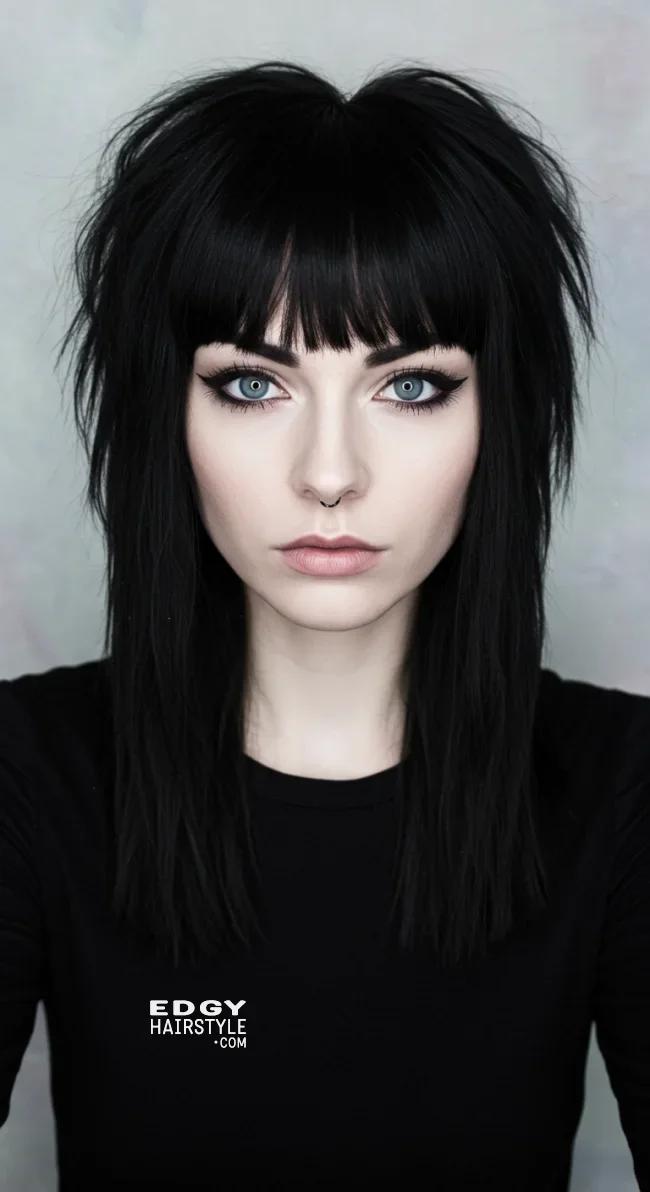 9. Blunt Wolf Cut | Most Beautiful Wolf Cut Hairstyles For This Winter