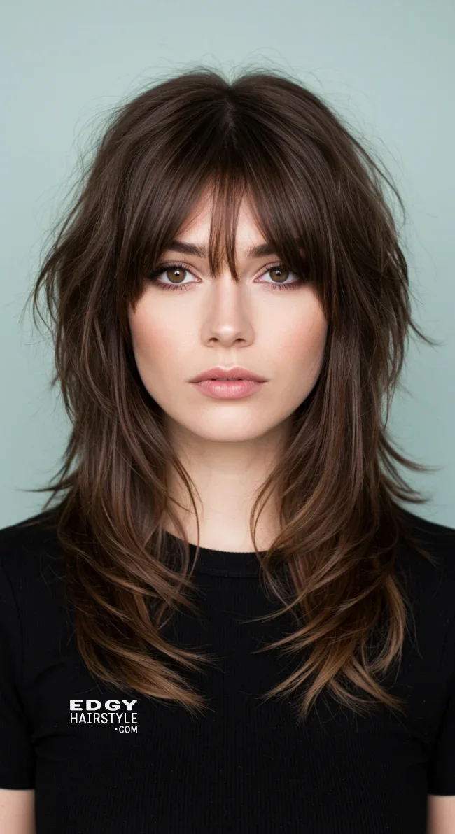 8. Soft Wolf Cut | Most Beautiful Wolf Cut Hairstyles For This Winter
