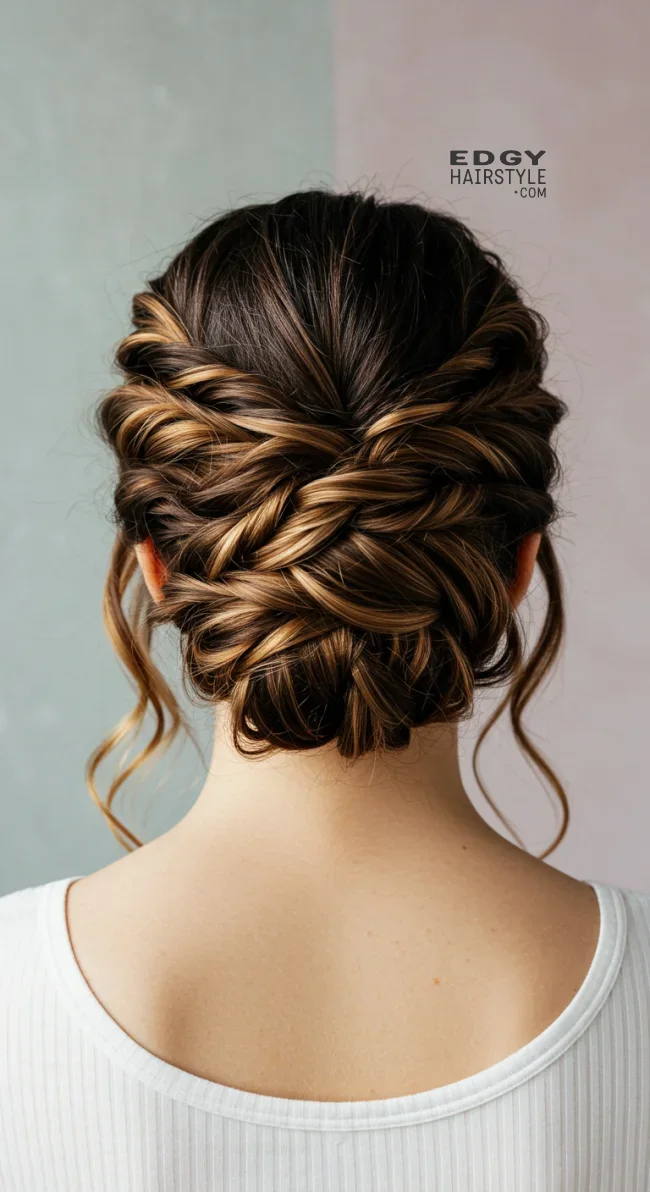 7. Balayage Updo | Trendy Hairstyles With Balayage - Brighten Your Look