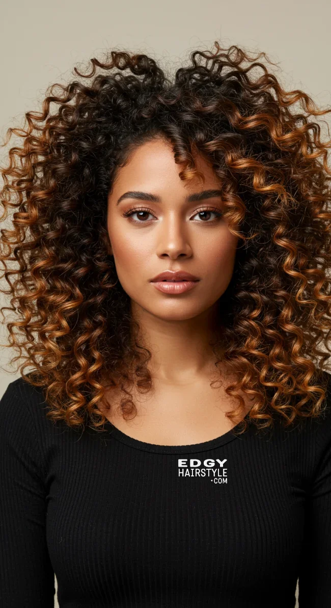 14. Balayage with Voluminous Curls | Trendy Hairstyles With Balayage - Brighten Your Look