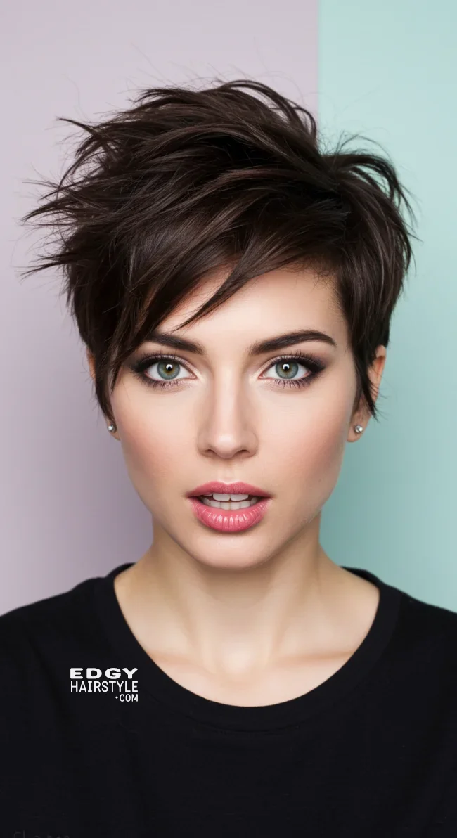 11. Choppy Pixie Cut | Top Hairstyles For Square Face Shape - Flattering Styles