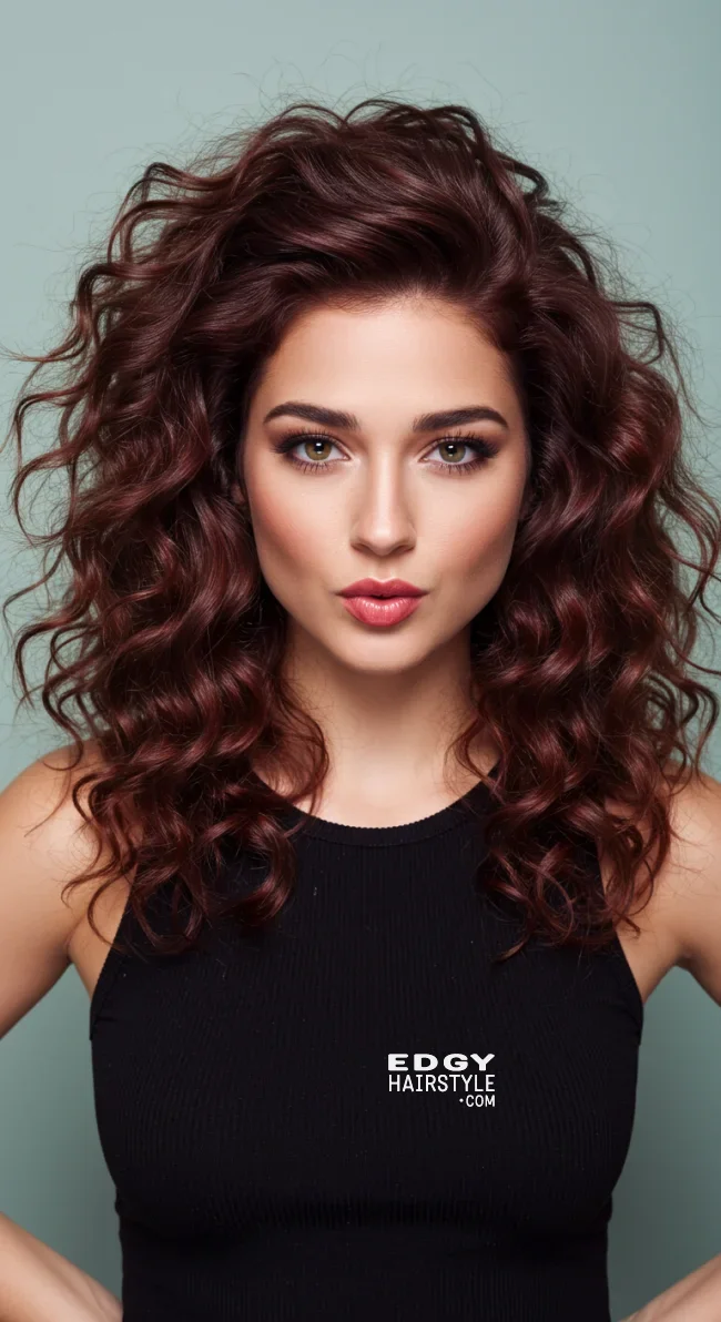 4. Shoulder-Length Curls | Top Hairstyles For Square Face Shape - Flattering Styles