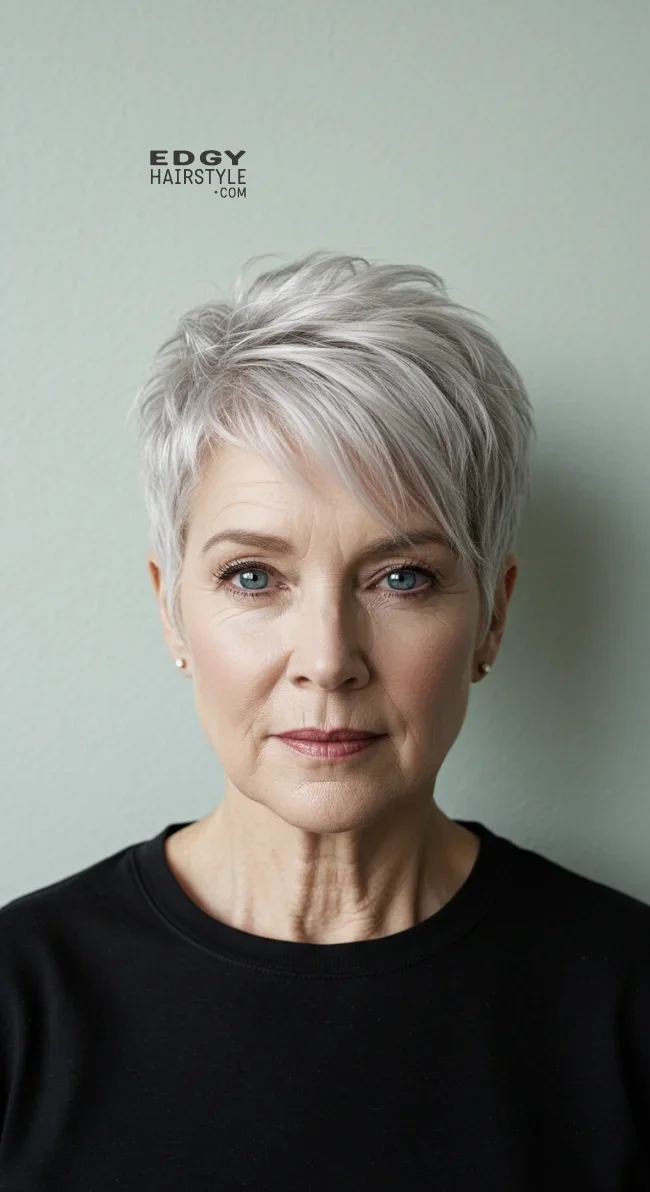 3. Sophisticated Pixie Cut | Trendy And Age-Defying Hairstyles For Older Women
