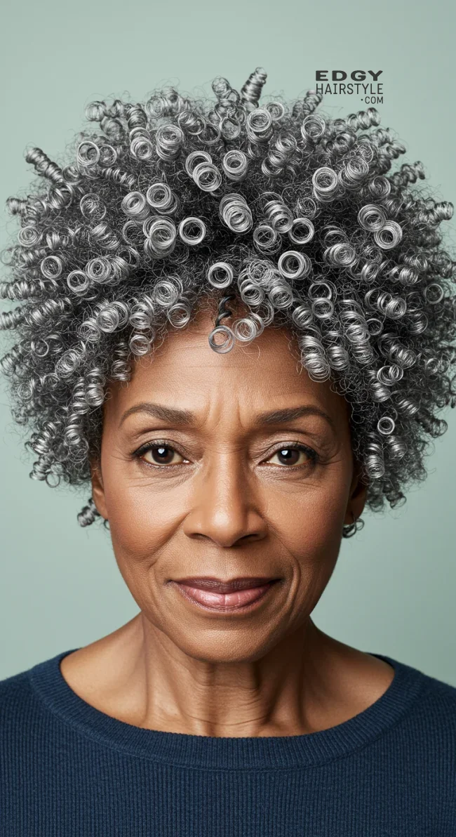 6. Curly Crown | Trendy And Age-Defying Hairstyles For Older Women