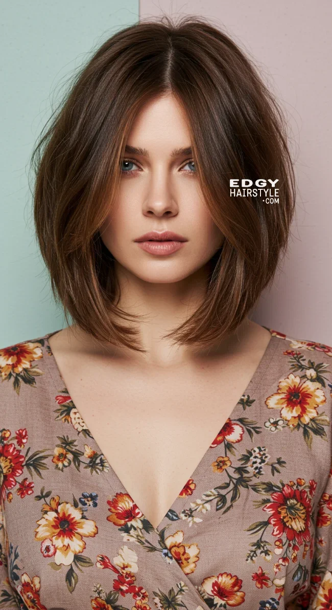 13. Textured Lob Shag | 15 Shag Haircut Ideas For A Fresh New Look
