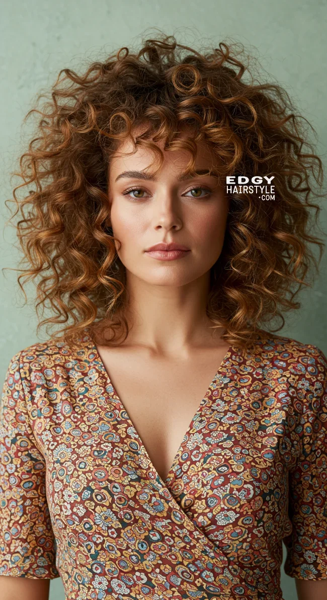 9. Voluminous Curly Shag | 15 Shag Haircut Ideas For A Fresh New Look