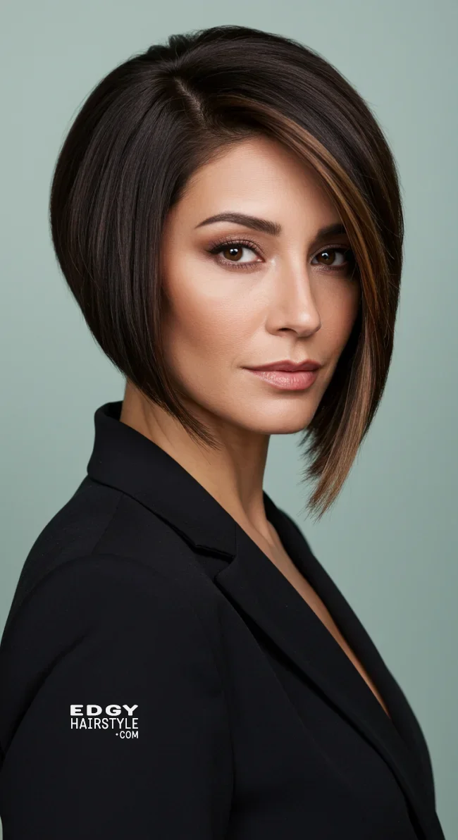 14. Asymmetrical Cut | Youthful Looks: Trendy Hairstyles For Over 50