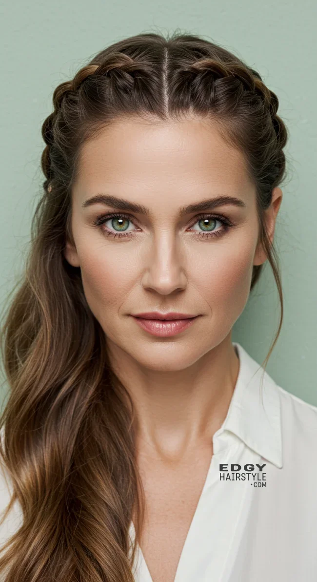 13. Braided Crown | Youthful Looks: Trendy Hairstyles For Over 50