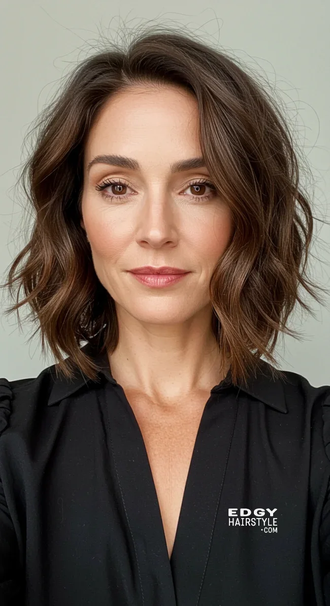 3. Shoulder-Length Waves | Youthful Looks: Trendy Hairstyles For Over 50